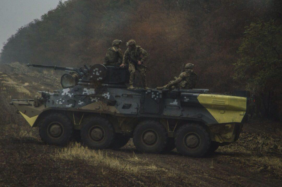 1Й БОП АЗОВ ПРОВЕЛИ ЗАГАЛЬНОБАТАЛЬЙОННИЙ МАНЕВР