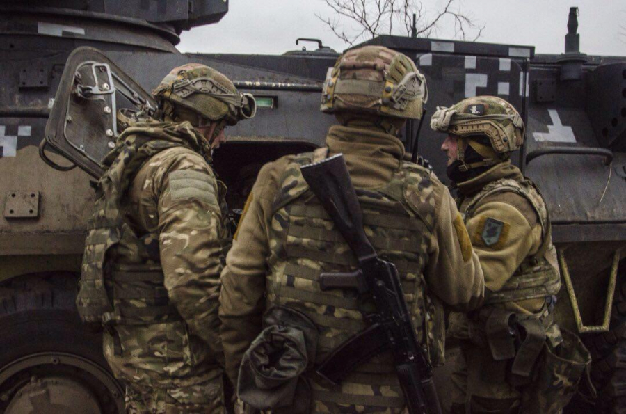 1Й БОП АЗОВ ПРОВЕЛИ ЗАГАЛЬНОБАТАЛЬЙОННИЙ МАНЕВР