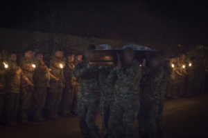 Бойове братство полку «Азов» попрощалось із загиблим другом Барретом