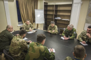 Полк АЗОВ відвідала багатонаціональна група військових спостерігачів