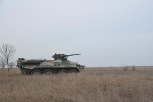 Тренувальні заняття екіпажів БТР