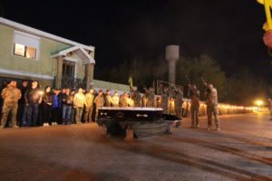 АЗОВЦІ ПОПРОЩАЛИСЯ ІЗ ЗАГИБЛИМ ПОБРАТИМОМ ПОДГОНОМ