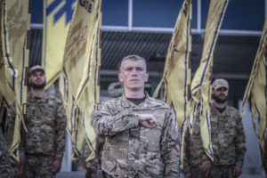 Полк АЗОВ відсвяткував чотириріччя у Бердянську