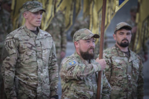 Полк АЗОВ відсвяткував чотириріччя у Бердянську