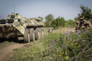 Полігон. Відпрацювання дій із захоплення ворожого ВОП