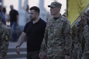 Полк АЗОВ відсвяткував чотириріччя у Бердянську