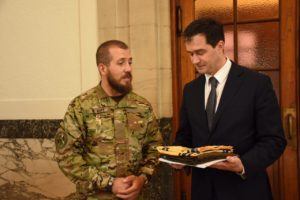 УПРАВЛІННЯ ТА СЕРЖАНТИ ВІЙСЬКОВОЇ ШКОЛИ ІМЕНІ ЄВГЕНА КОНОВАЛЬЦЯ ВШАНУВАЛИ ПАМ‘ЯТЬ ПОЛКОВНИКА В РОТТЕРДАМІ