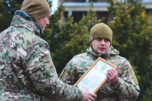 Нагородження бійців полку АЗОВ